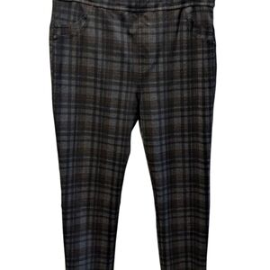 Sanctuary Women's Plaid Pants - Black and Gray